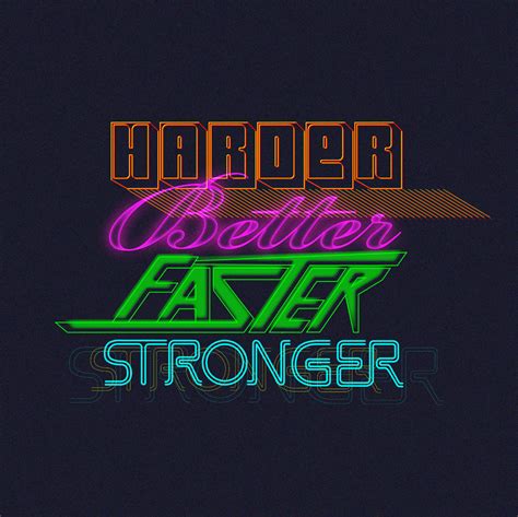 harder better faster stronger website